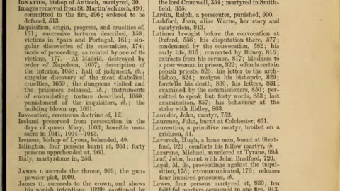 Foxe's Book of Martyrs: Section XIII