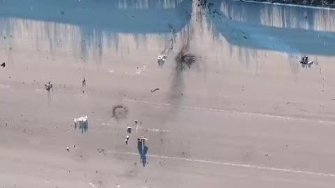 Aerobomber UAV operators clearing roads of Russian "waiting" drones.