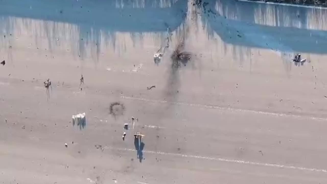 Aerobomber UAV operators clearing roads of Russian "waiting" drones.