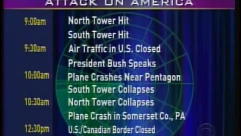 911 UPN CBS News Coverage WSBK Boston September 11, 2001 400 to 415 pm