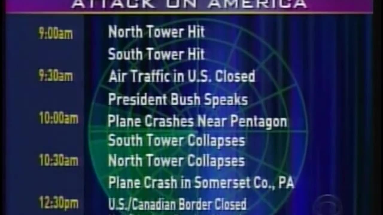 911 UPN CBS News Coverage WSBK Boston September 11, 2001 400 to 415 pm