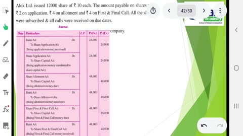 Plus Two Accountancy Exam Tips Part 12