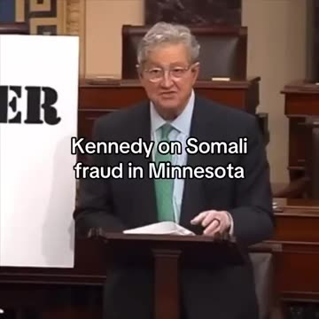 Senator Kennedy on Somali fraud in Minnesota