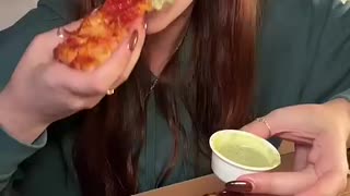 Trending: Trying Papa John’s new garlic dip flight! #Pizza #Fastfood #Mukbang #E