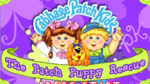 Game Boy Advance Longplay 286 Cabbage Patch Kids - The Patch Puppy Rescue