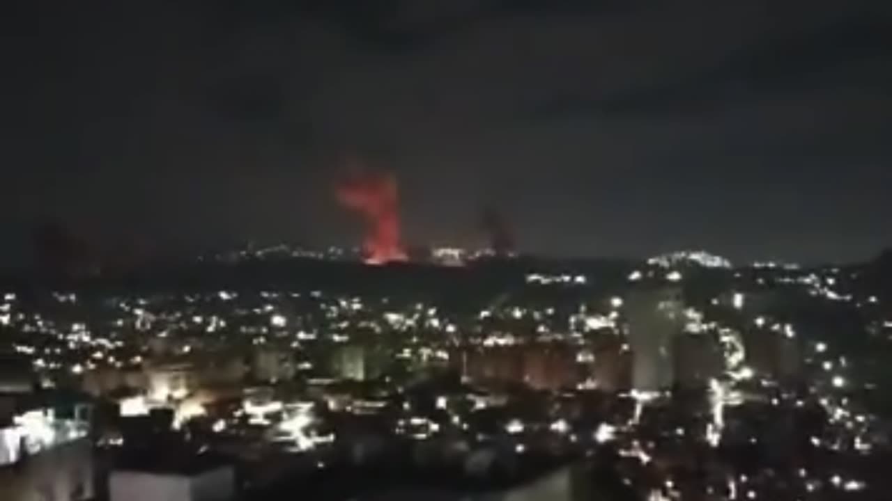 Bombs rain down on Caracas, Venezuela