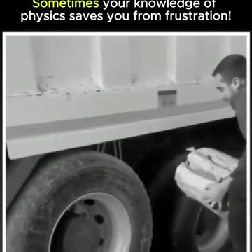 Sometimes your knowledge of physics can save you from frustration 👍