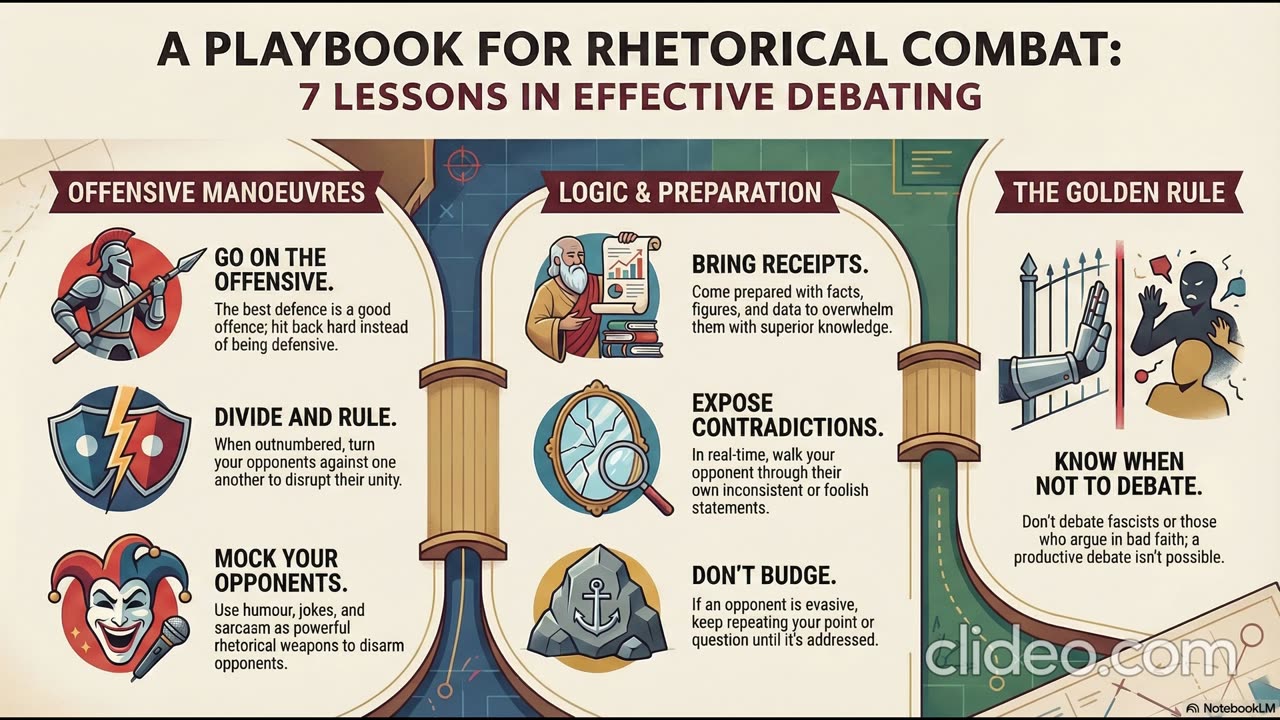 Seven Rules of Rhetorical Combat Playbook