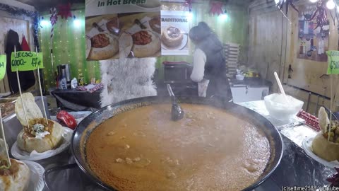 The BEST Christmas Street Food Market in Europe! Budapest, Hungary (1080p)