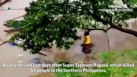 Un nouveau typhon s'est abattu sur les Philippines : chacun a sauvé sa vie du mieux qu'il a pu.