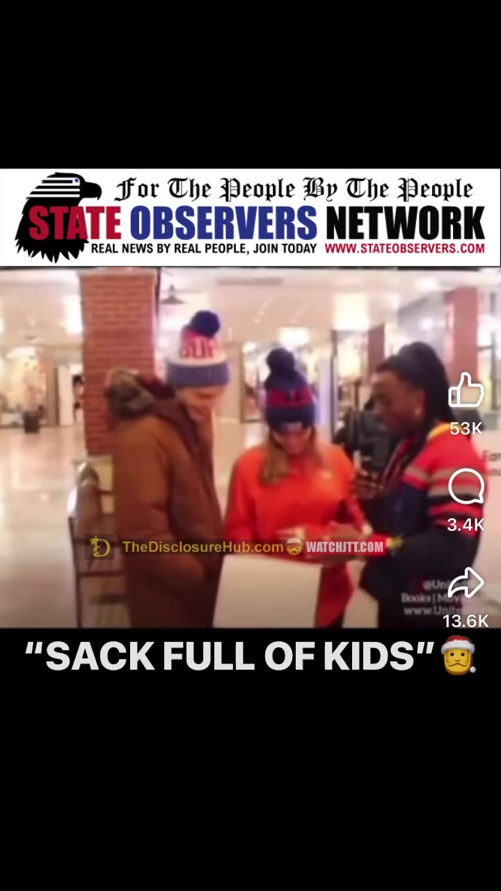 Was Santa Claus a pedophile putting children in his bag?