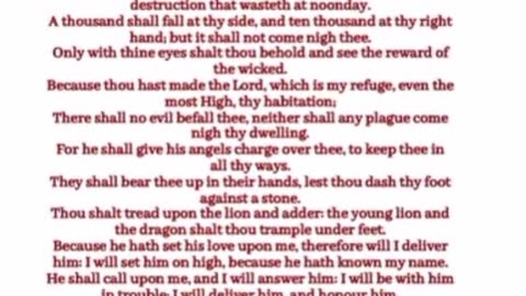 🇺🇸🙏 PRAYING PSALM 91 OVER PRESIDENT TRUMP