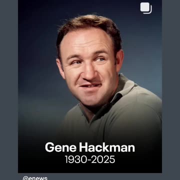 Rip to gene hackman one greatest actor that ever lived 🙏🕊🪦🕯03/1/25