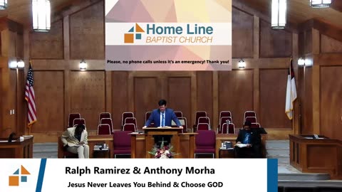 Antony Morha & Ralph Ramirez // Jesus Never Leaves You Behind & Chose GOD