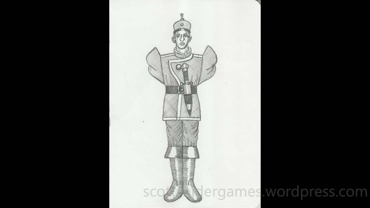 Soldier Pencil Sketch Video #2 (01-13-2025)