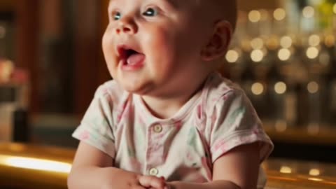 🤣 Grandpa Took Baby to the BAR?! 🍻👶 Baby’s Dialogue is COMEDY GOLD!!! 😂 #ViralVideo
