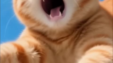 Cat's Dramatic Meltdown_ A Symphony of Meows!