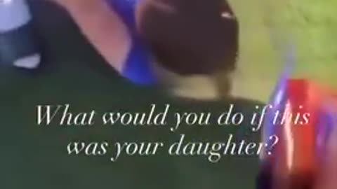 A group of Black boys assaulting two young White girls while recording the incident.