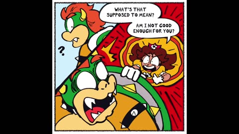 Bowser vs. Daisy Comic Dub (Story by Yu May, Art by Sarahrsketches)
