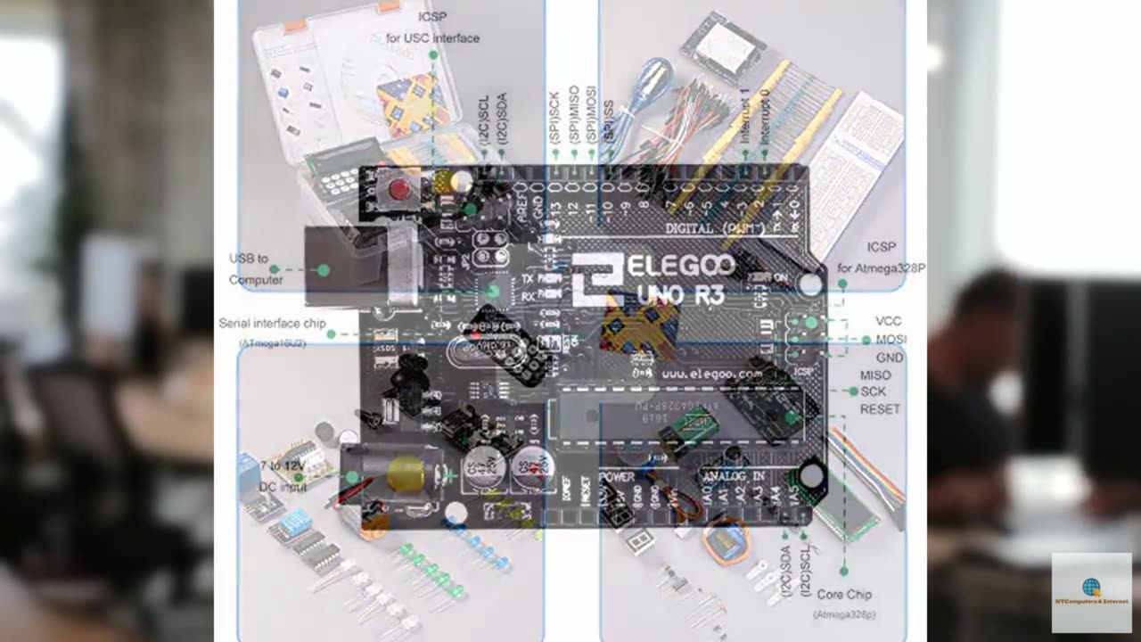 ELEGOO UNO Project Super Starter Kit with Tutorial and UNO R3 Board Compatible w