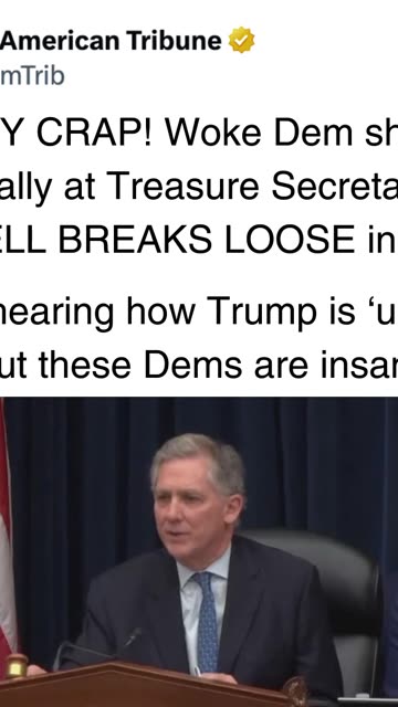 Hearing Goes Off the Rails as Woke Dem Has Bonkers Meltdown