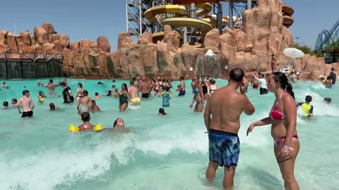 The Best Aqua Park Magic Of the Wave Pool -Fun Water Park Hot Day #aquapark #wavepool #waterworld