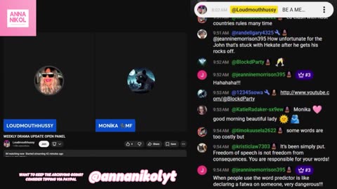 LoudMouthHussy Nov 23, 2025 'WEEKLY DRAMA UPDATE OPEN PANEL'