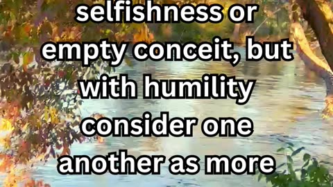 Daily Inspirations from God Philippians 2:3 | Devotion