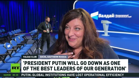 'President Putin is very patient' — Tara Reade at Valdai forum 