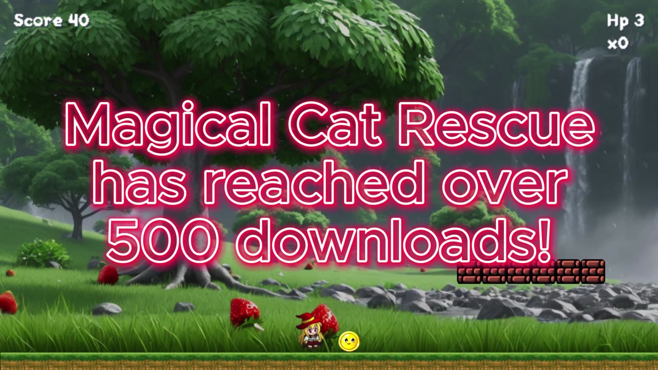 Magical Cat Rescue has reached over 500 downloads!