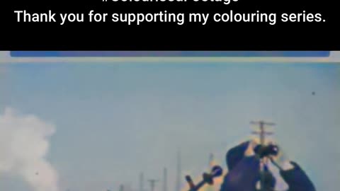 Winter of War Soviet Armored Train in Action 1942 #ColourisedHistory