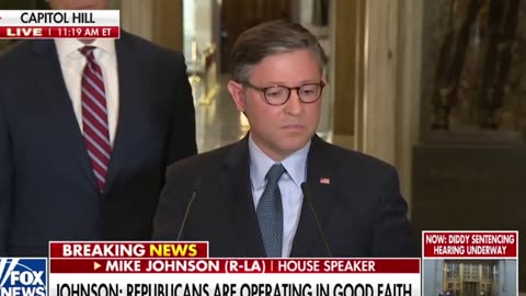 Speaker Johnson shats on Democrats #lol