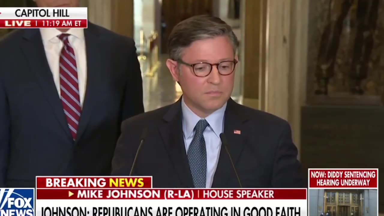 Speaker Johnson shats on Democrats #lol