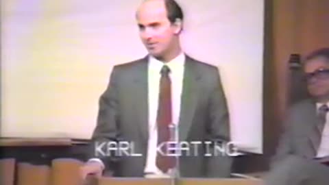 Catholic Debate Pete Ruckman VS Karl Keating Pt1