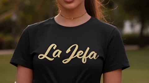 La Jefa energy all day—would you rock this bold look or nah? #LaJefaStyle #BossVibes