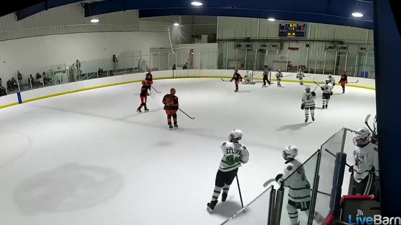 Ethan breakaway - Spencer YMCA - South Hills Panthers (GAME 1)