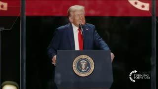 The Kike Messiah Trump Shilling for Another Hoax - Charlie Kirk Memorial