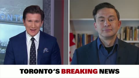 Pierre Poilievre slays "WOKE" news reporter....