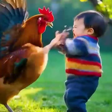 CHICKEN KUNG FU Child VS Cock Kung fu Fight VIRAL ...