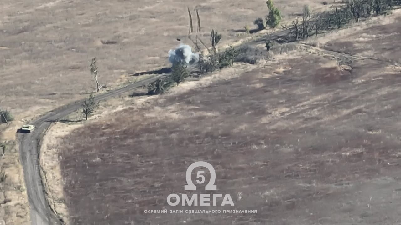 Russian Column is Picked Apart by Ukrainian Mortars