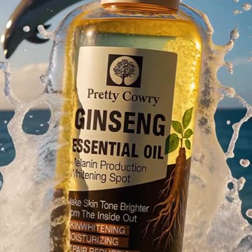 Pretty Cowry Ginseng Essential Oil — Ocean Fresh Glow in Every Drop