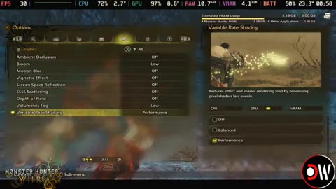 Monster hunter wild on steam deck