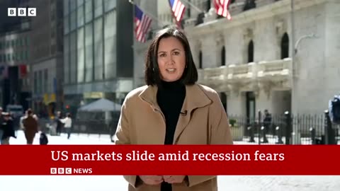 US stocks plunge as fears grow over economic slowdown BBC News