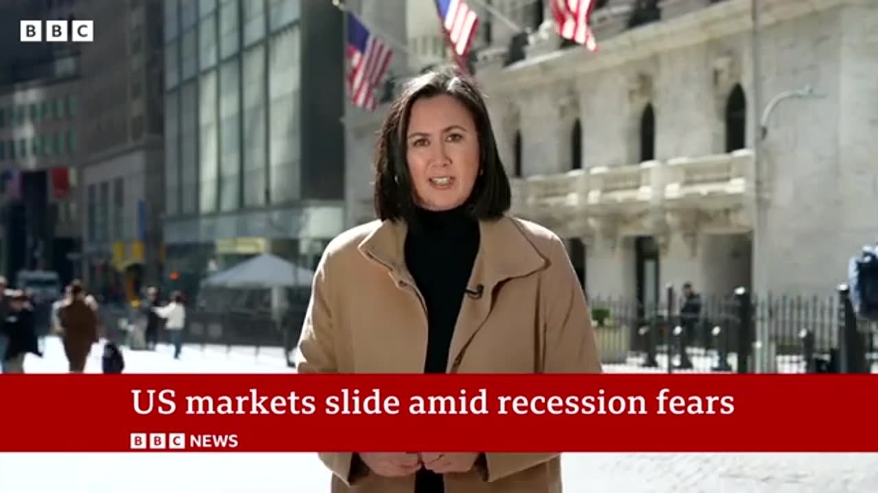 US stocks plunge as fears grow over economic slowdown BBC News