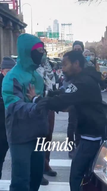 This young father pleading with lazy, Leftists to stop protesting so he can just pick up his daughte