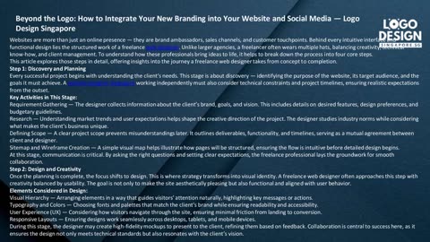 Beyond the Logo: How to Integrate Your New Branding into Your Website and Social Media