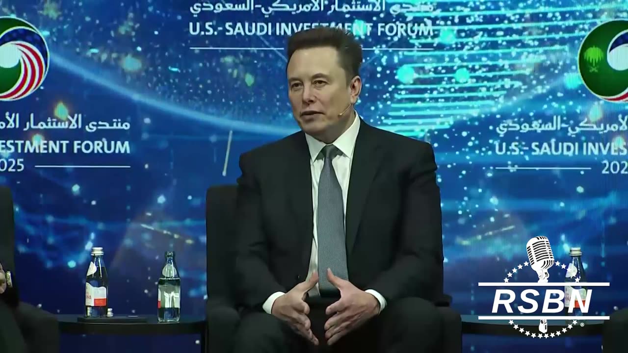 WATCH: Elon Musk Delivers Remarks at the U.S. - Saudi Investment Forum - 11/19/25