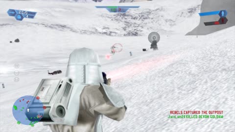 SWBF 2004: Instant Action Galactic Civil War Hoth: Echo Base Empire Gameplay