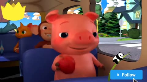 "Wheels On The Bus Song For Kids | Baby Fun Time | Nursery Rhymes"