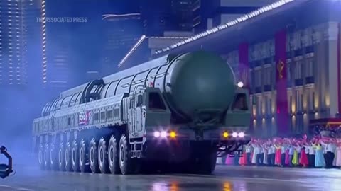 North Korean New Long Range Missile At Parade